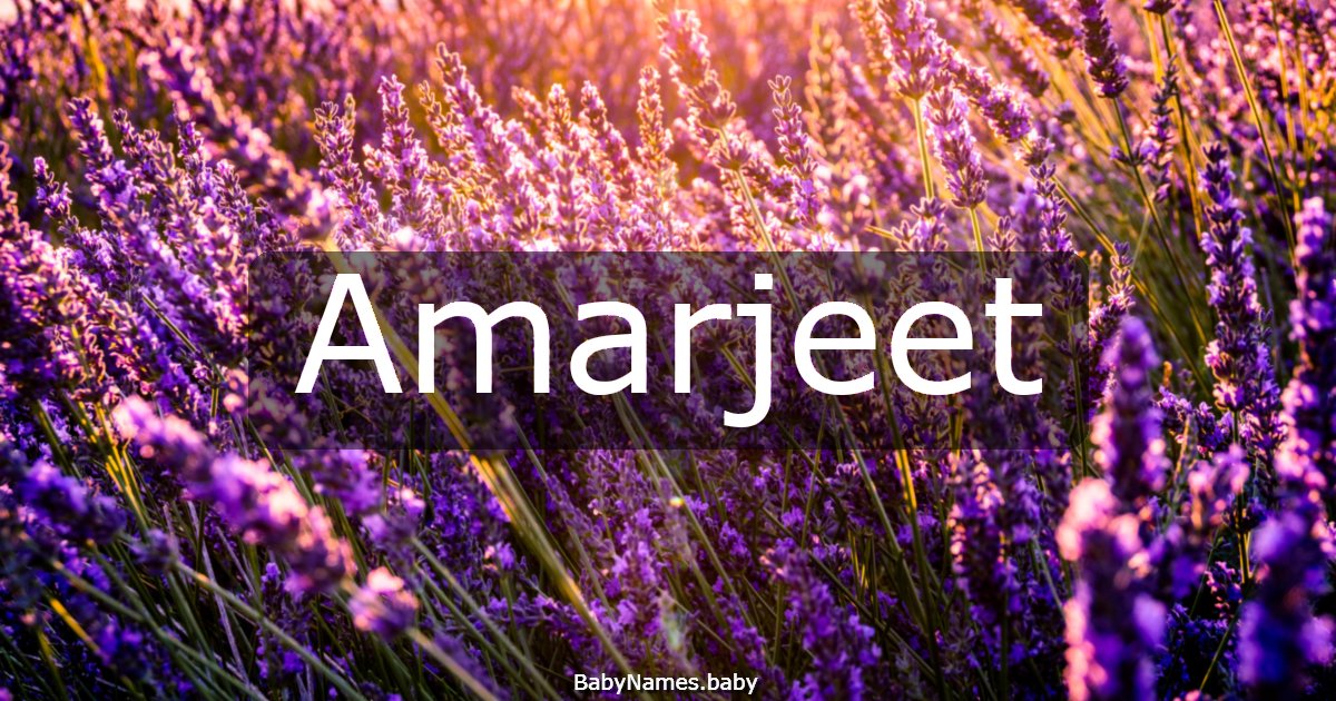 Amarjeet