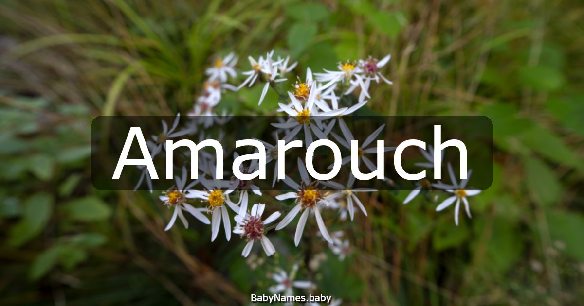 Amarouch