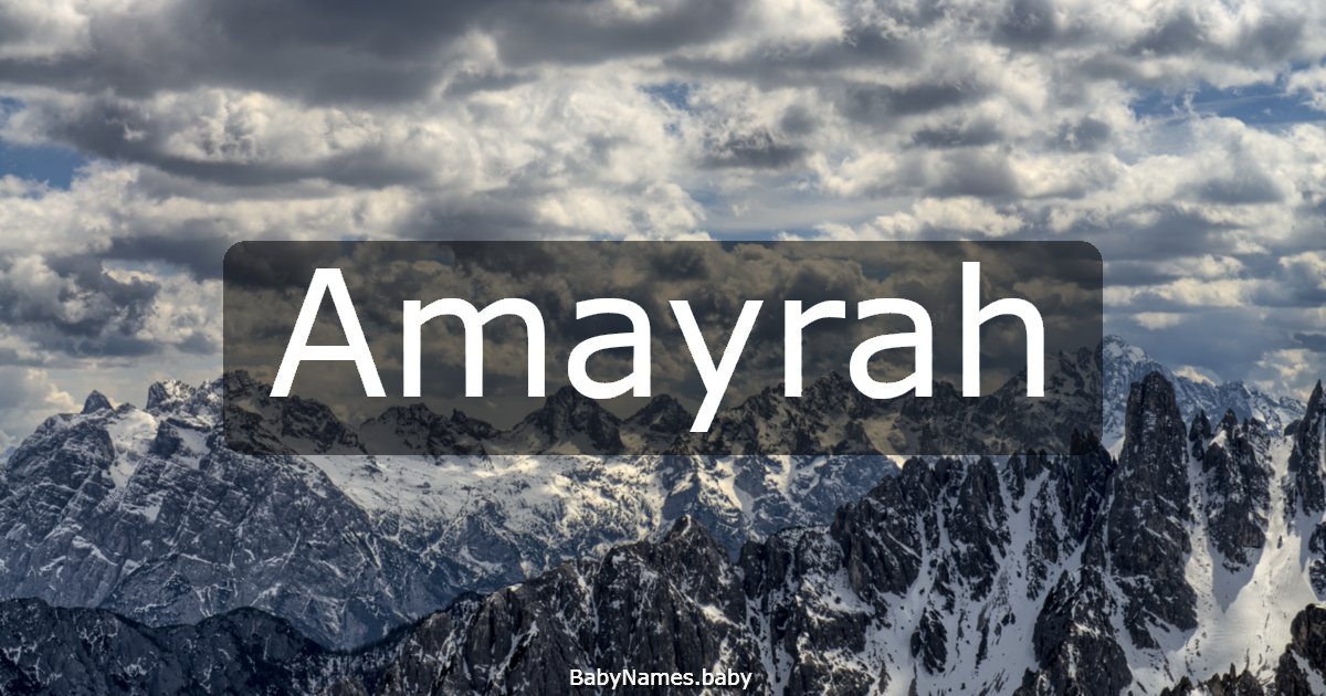 Amayrah