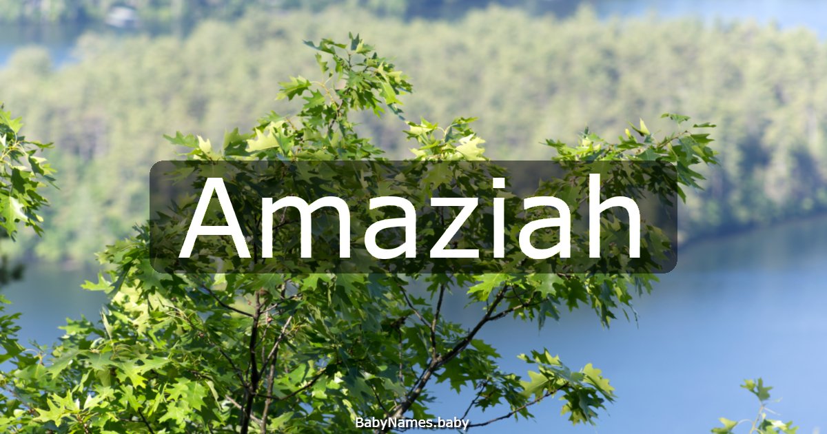 Amaziah