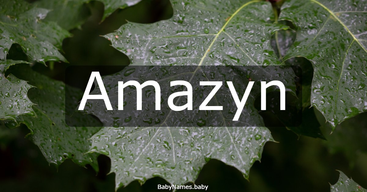 Amazyn