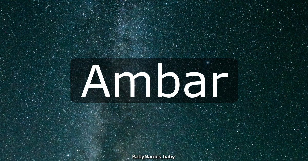 Ambar