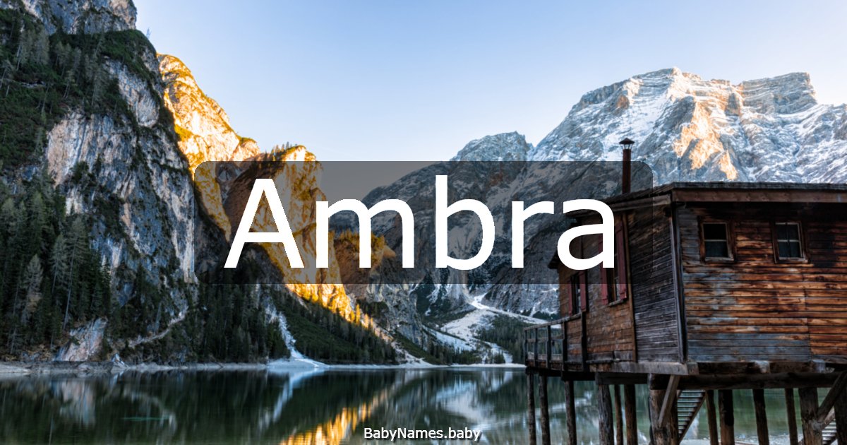 Ambra