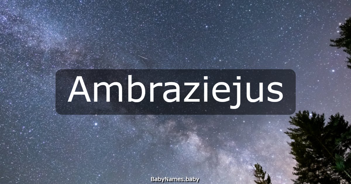 Ambraziejus