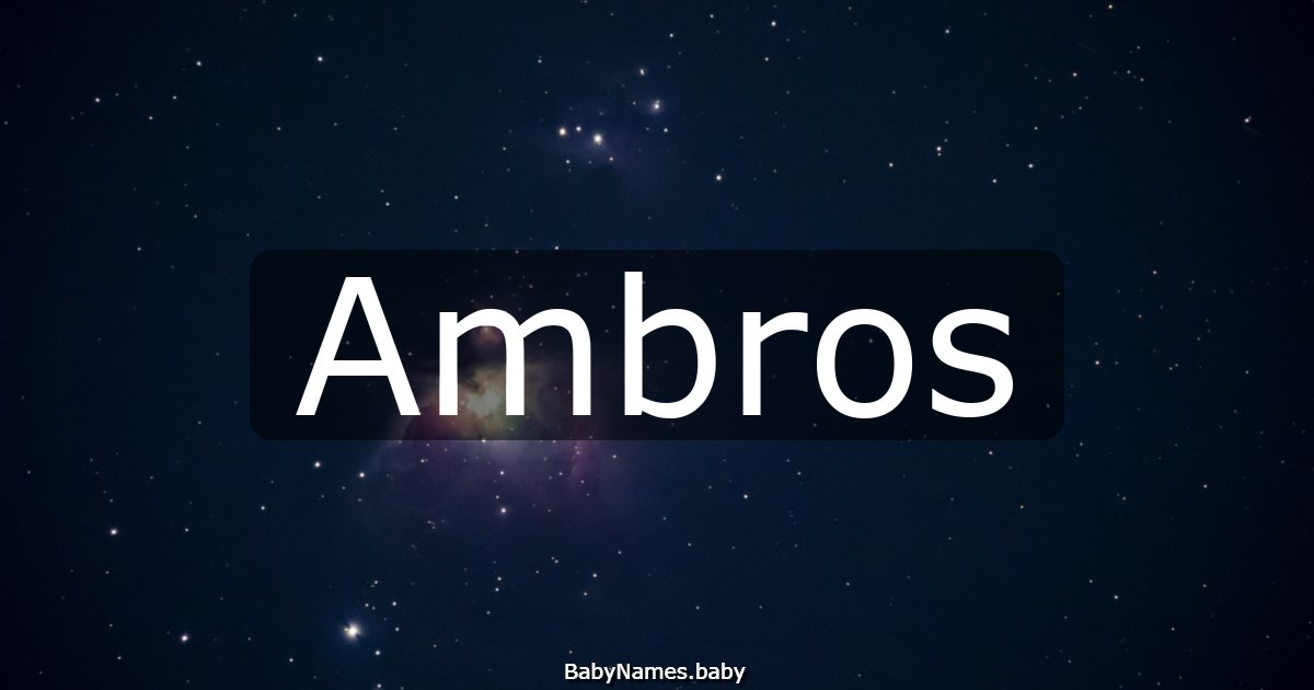 Ambros