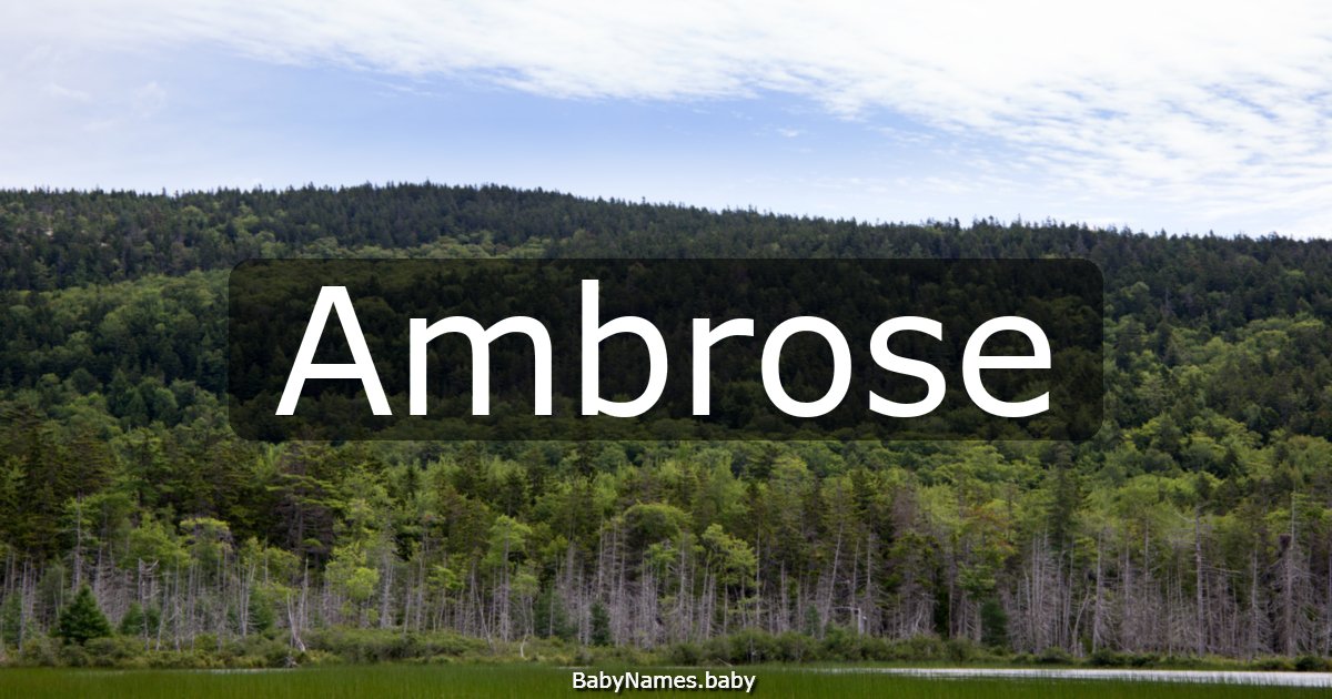 Ambrose