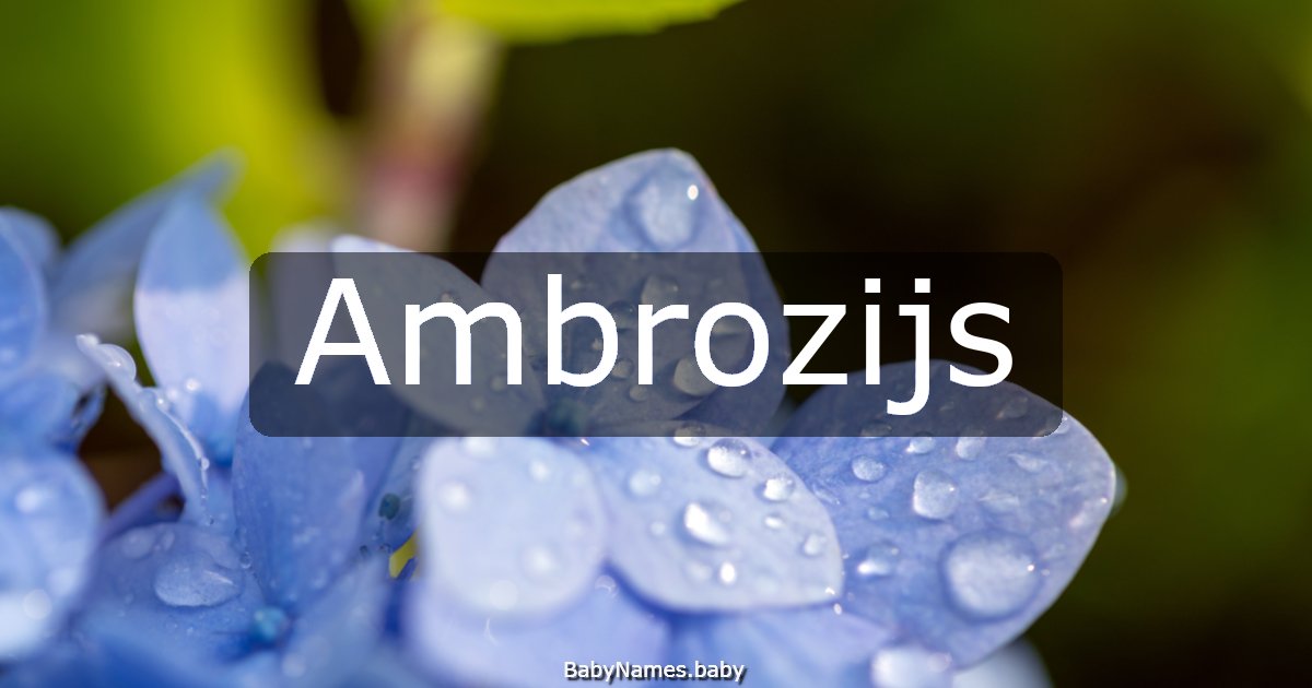 Ambrozijs