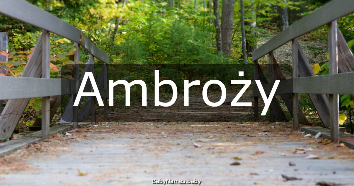 Ambroży