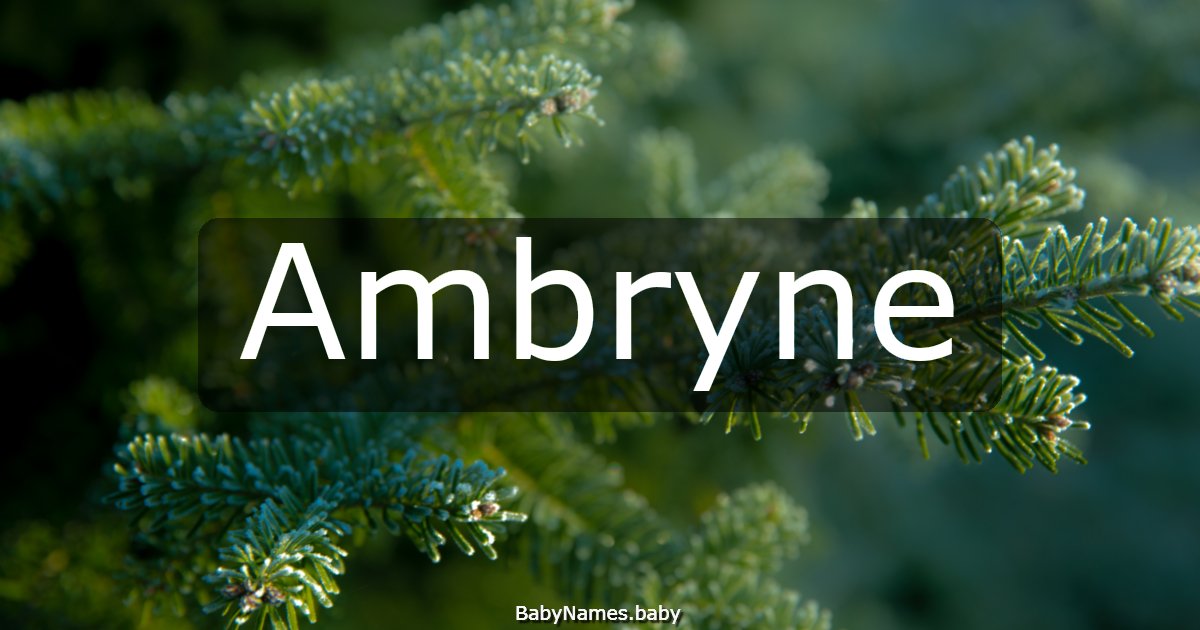Ambryne