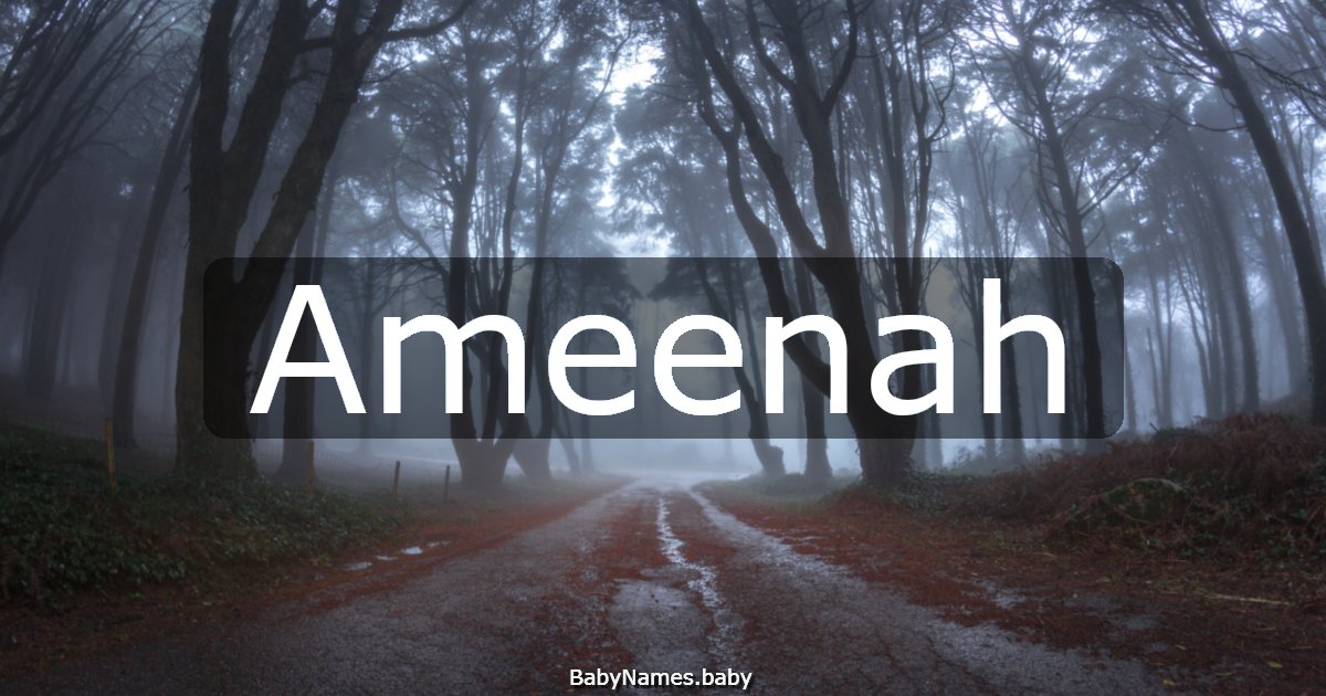 Ameenah