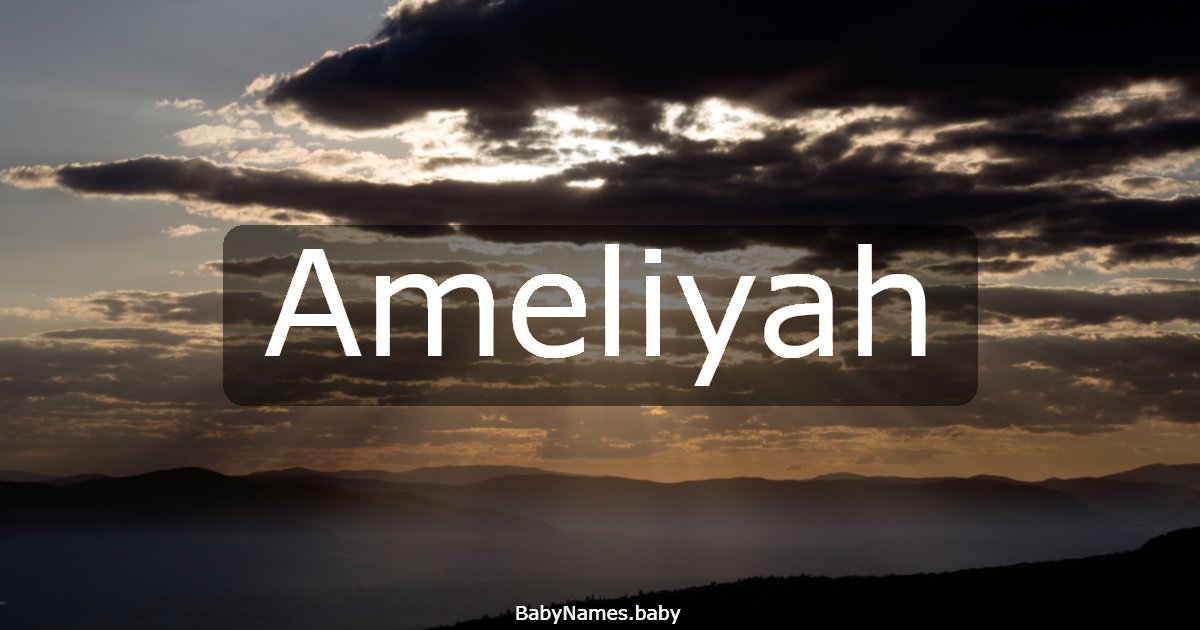 Ameliyah