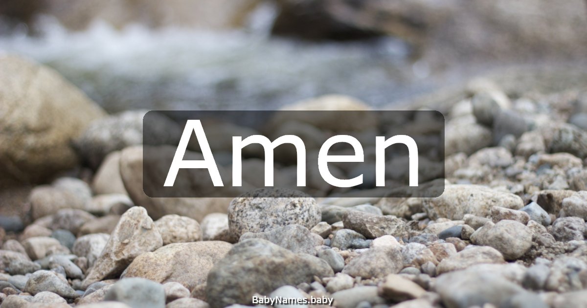 Amen