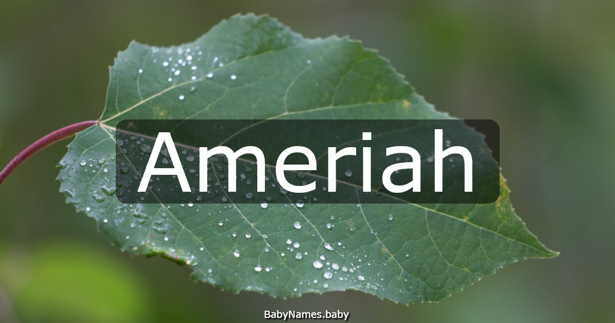 Ameriah