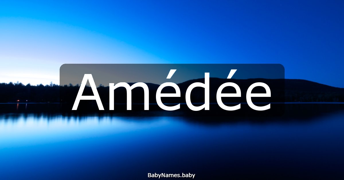 Amédée