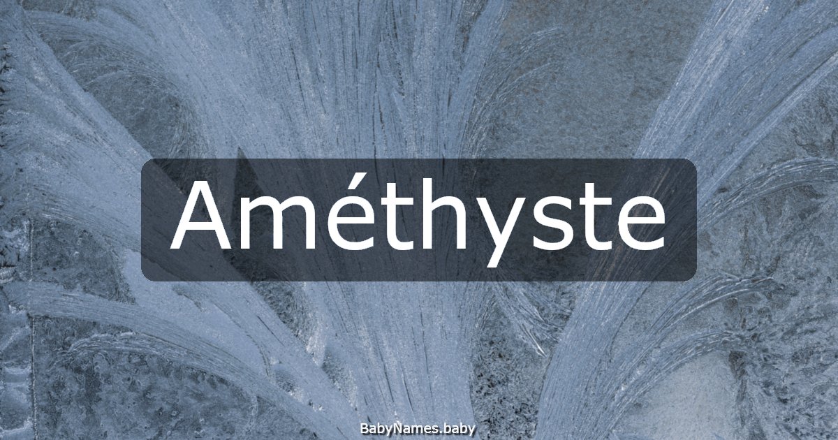 Améthyste