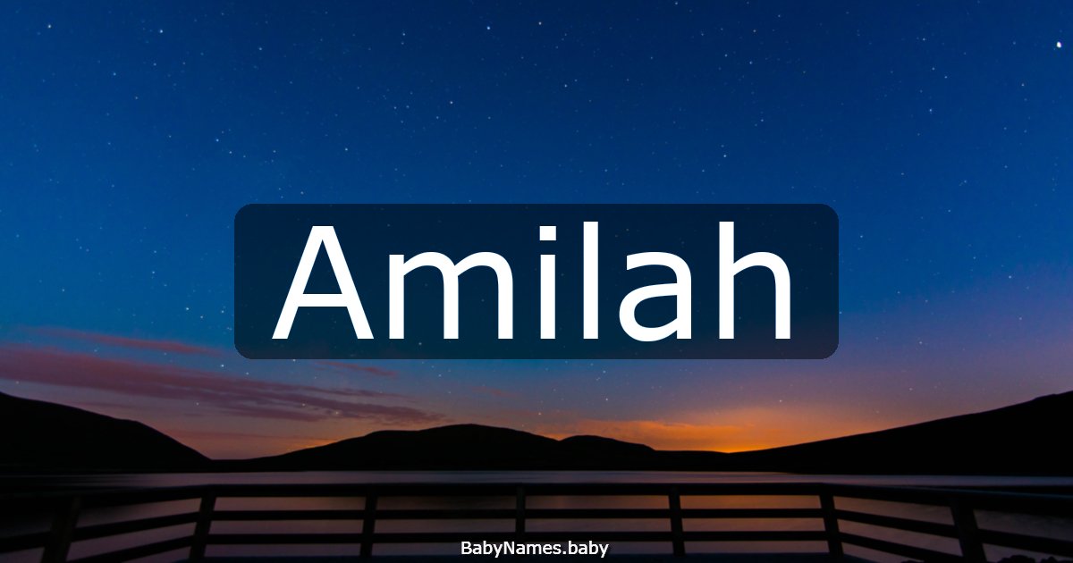 Amilah
