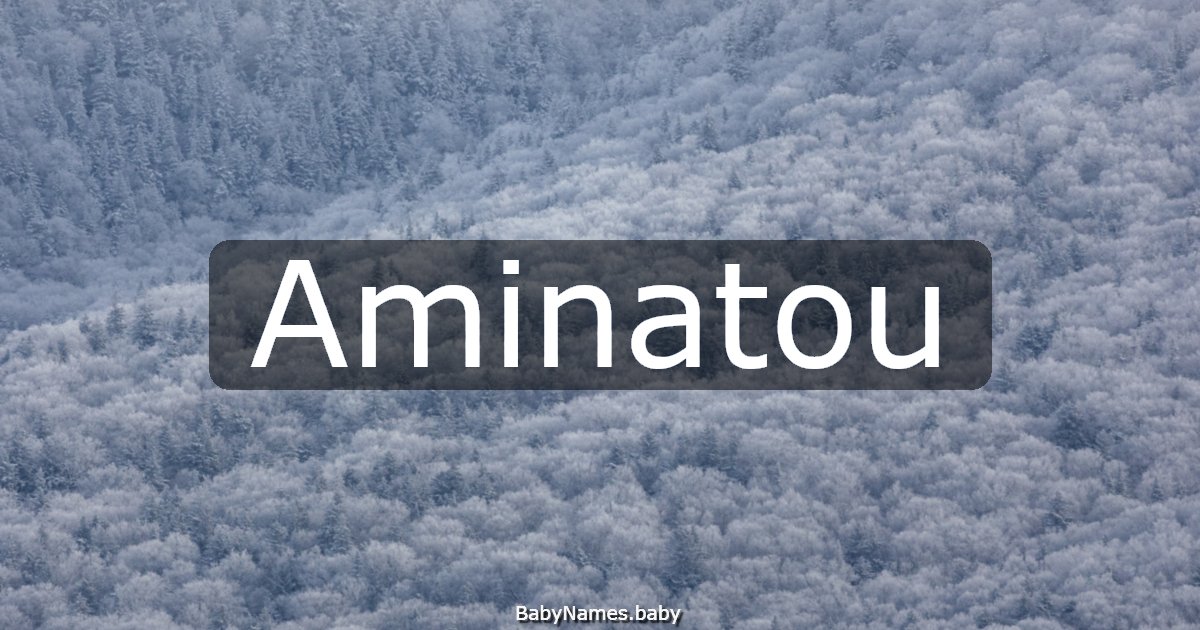 Aminatou