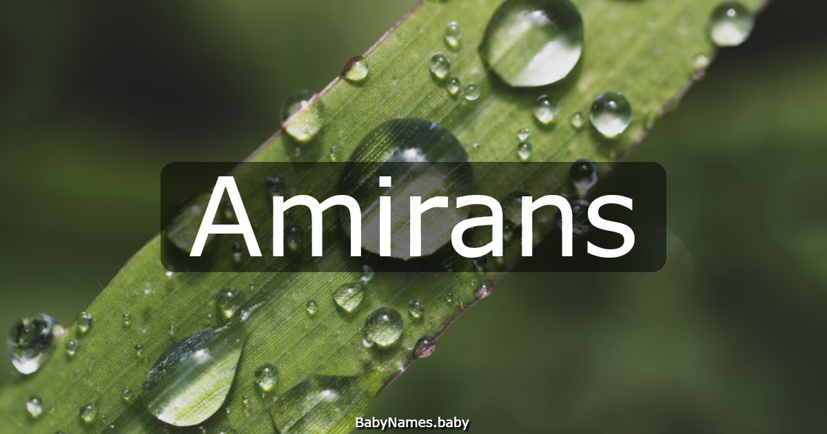 Amirans