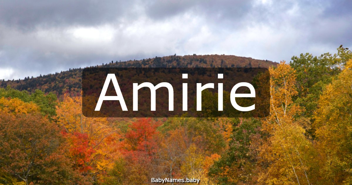 Amirie