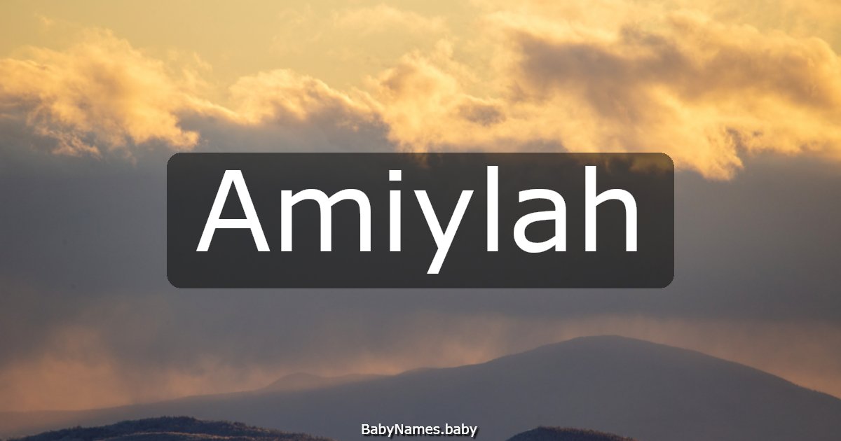 Amiylah