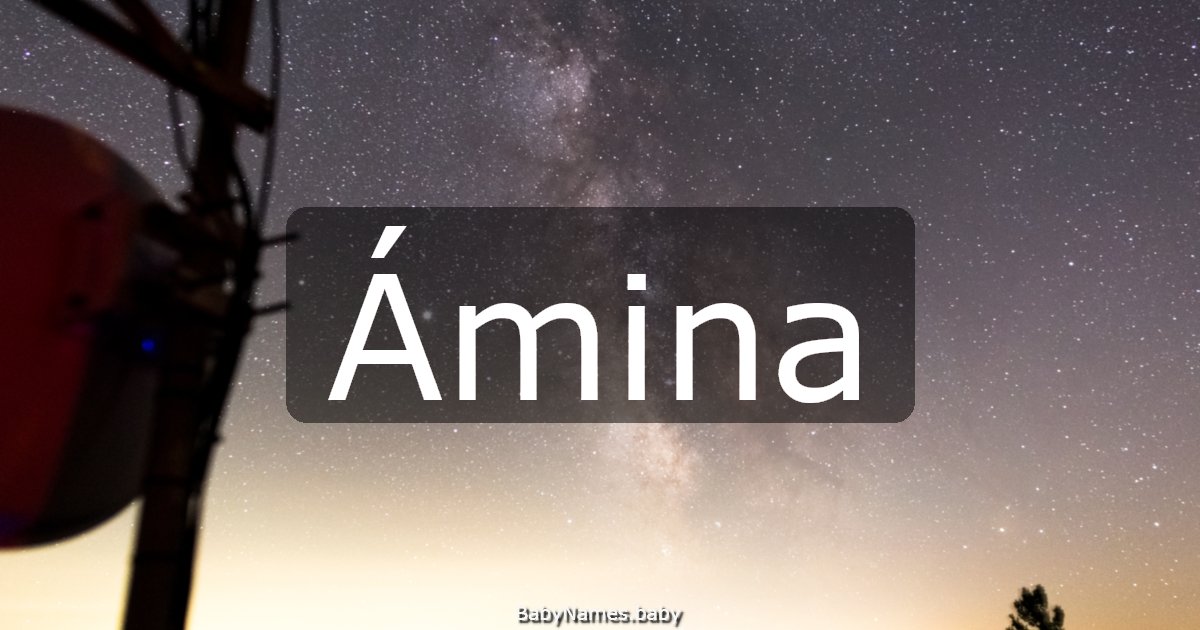 Ámina