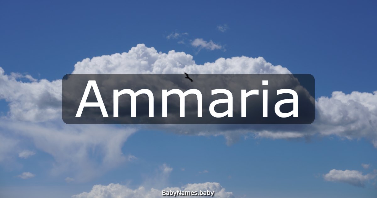 Ammaria