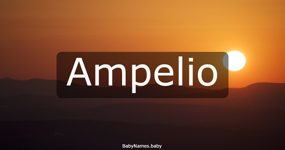 Ampelio