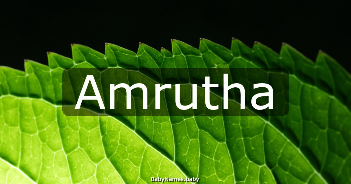 Amrutha