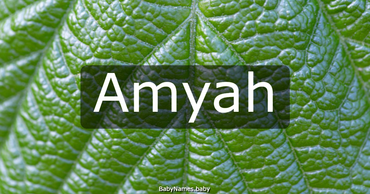 Amyah