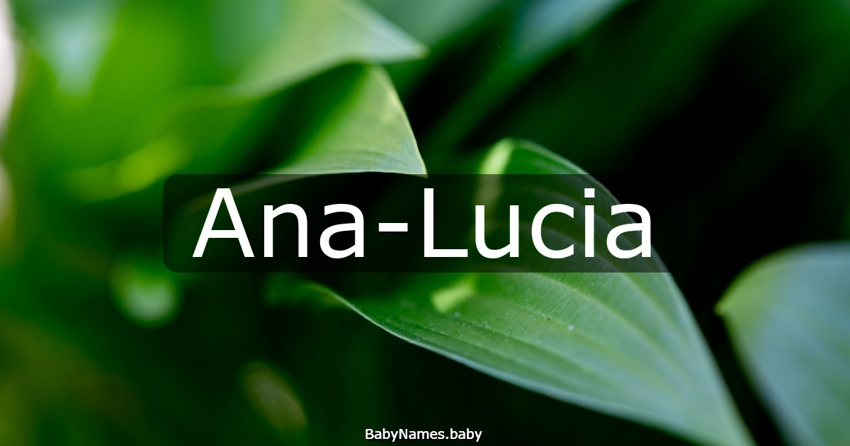 Ana-Lucia
