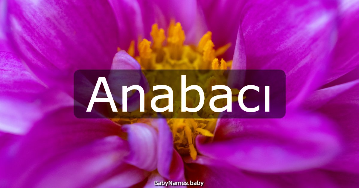 Anabacı