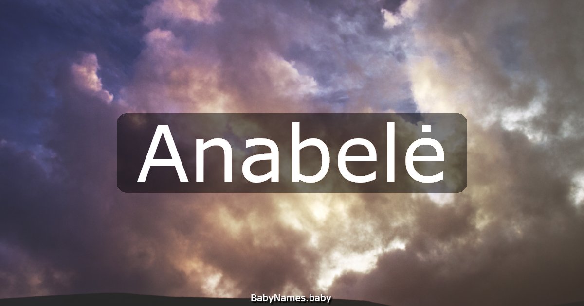 Anabelė