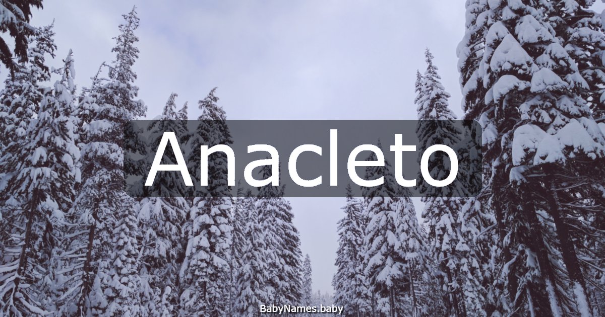 Anacleto