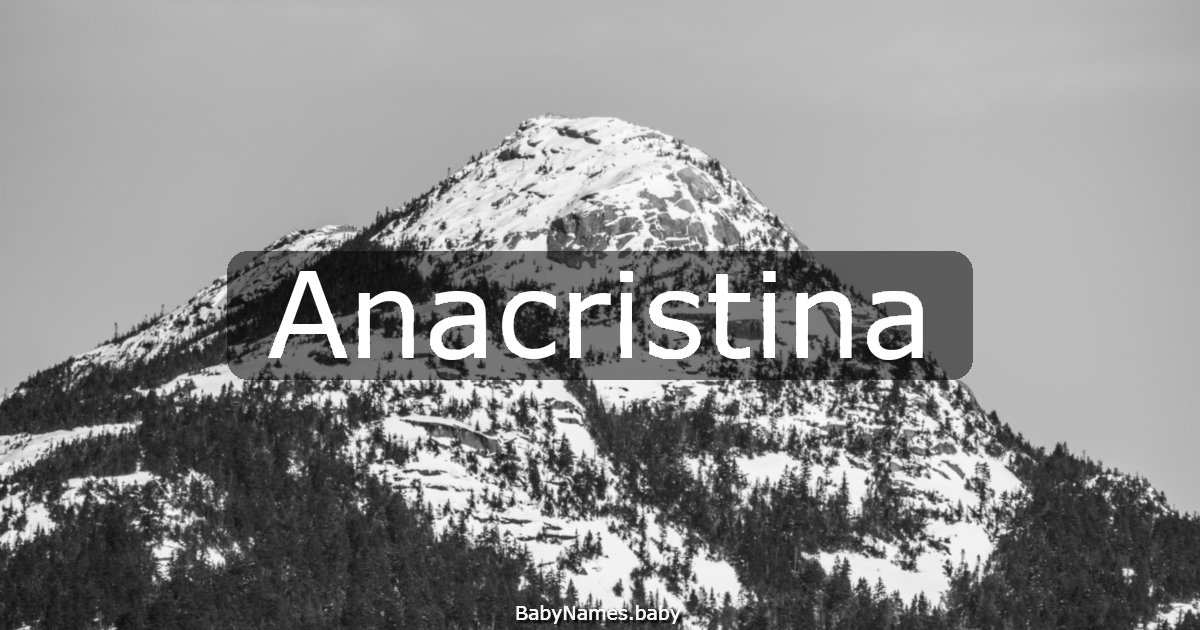 Anacristina