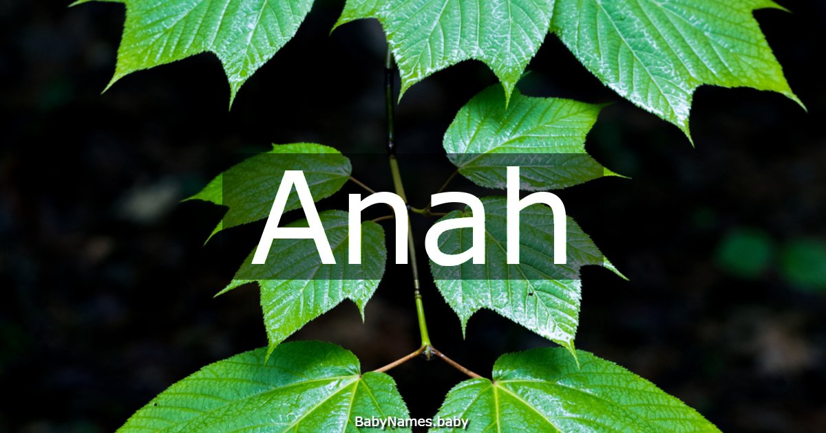 Anah