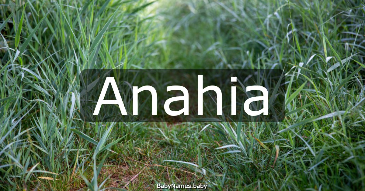 Anahia