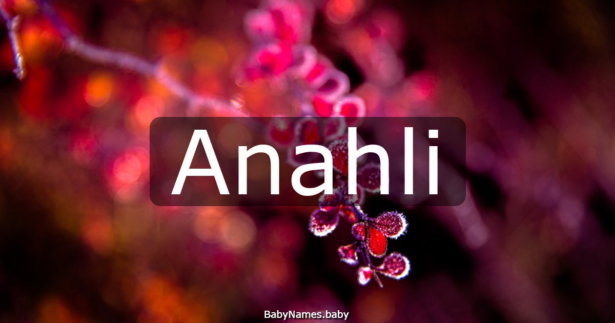Anahli