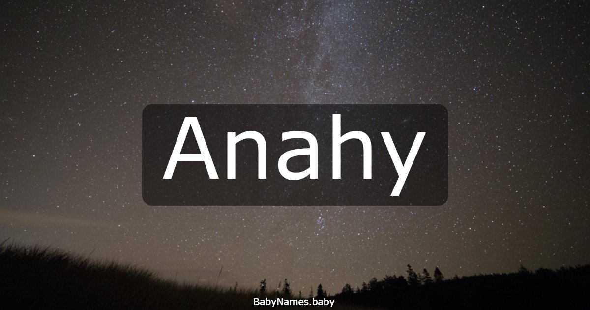 Anahy