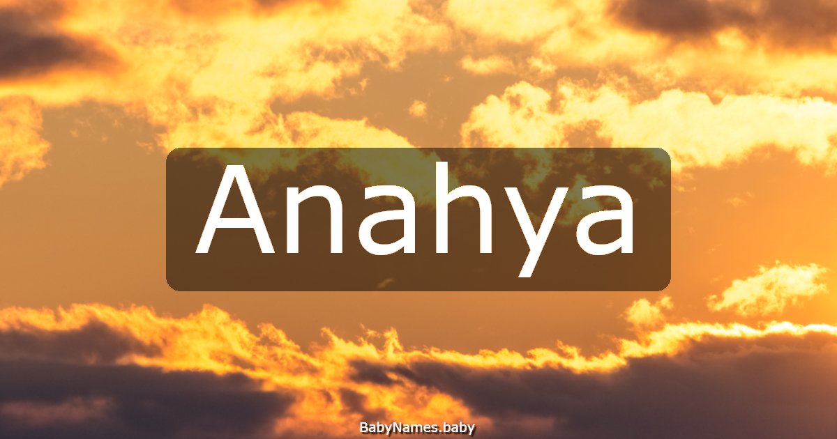 Anahya