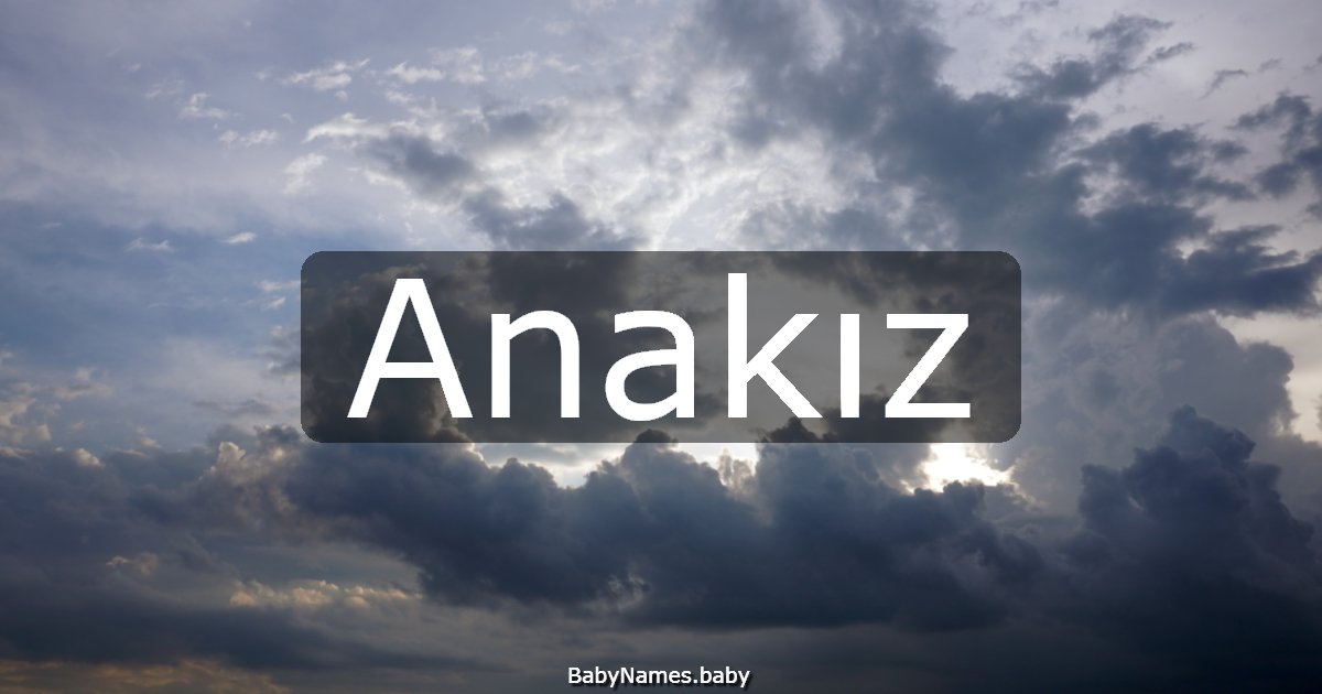 Anakız