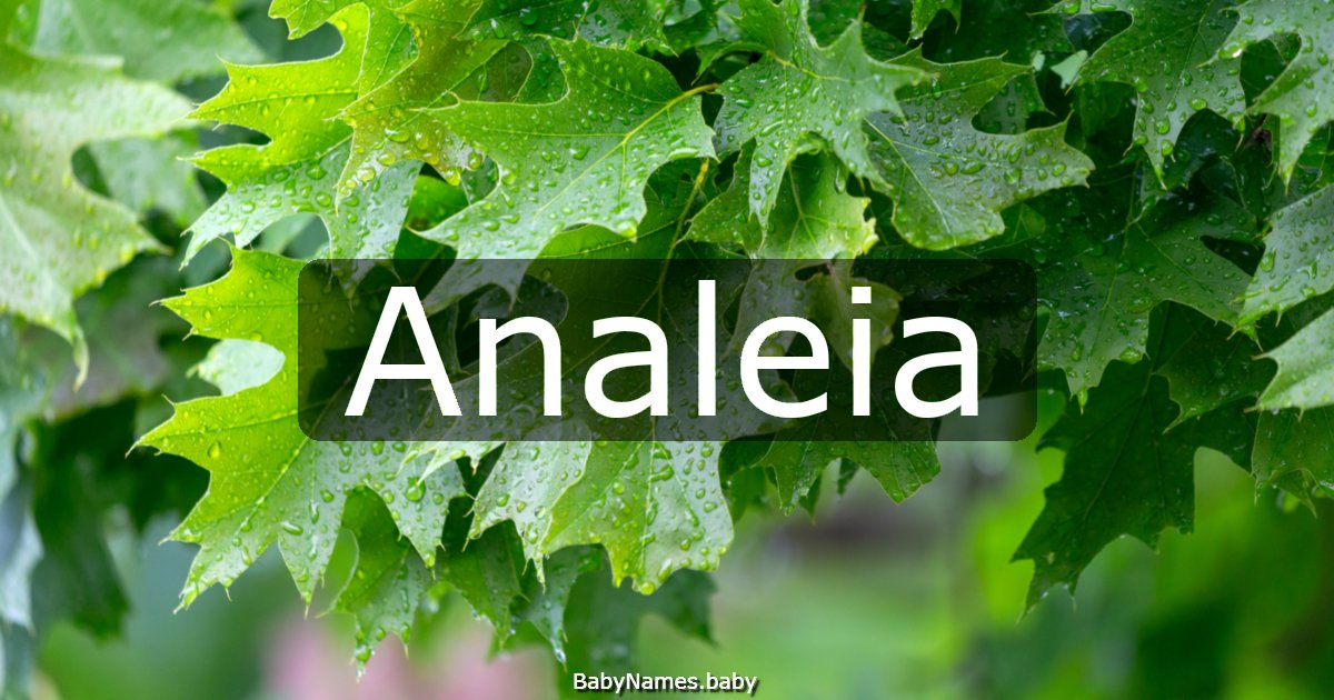 Analeia