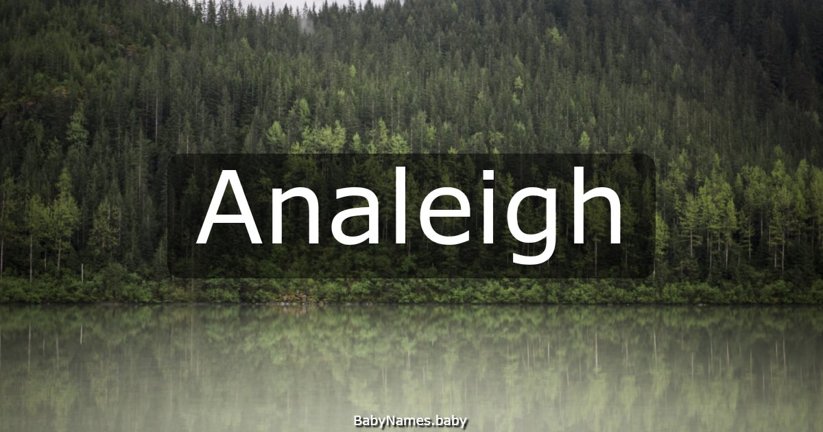 Analeigh
