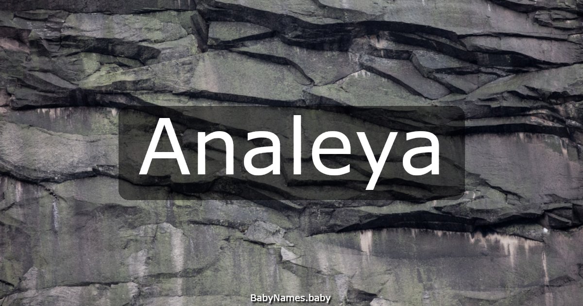 Analeya
