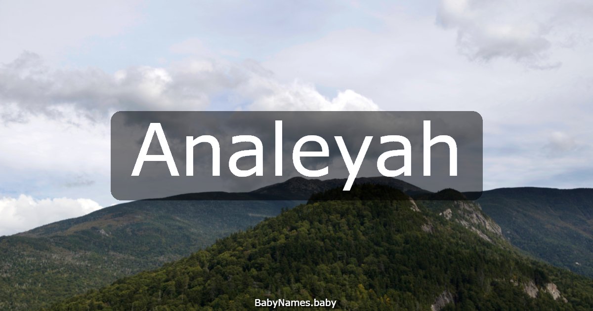 Analeyah