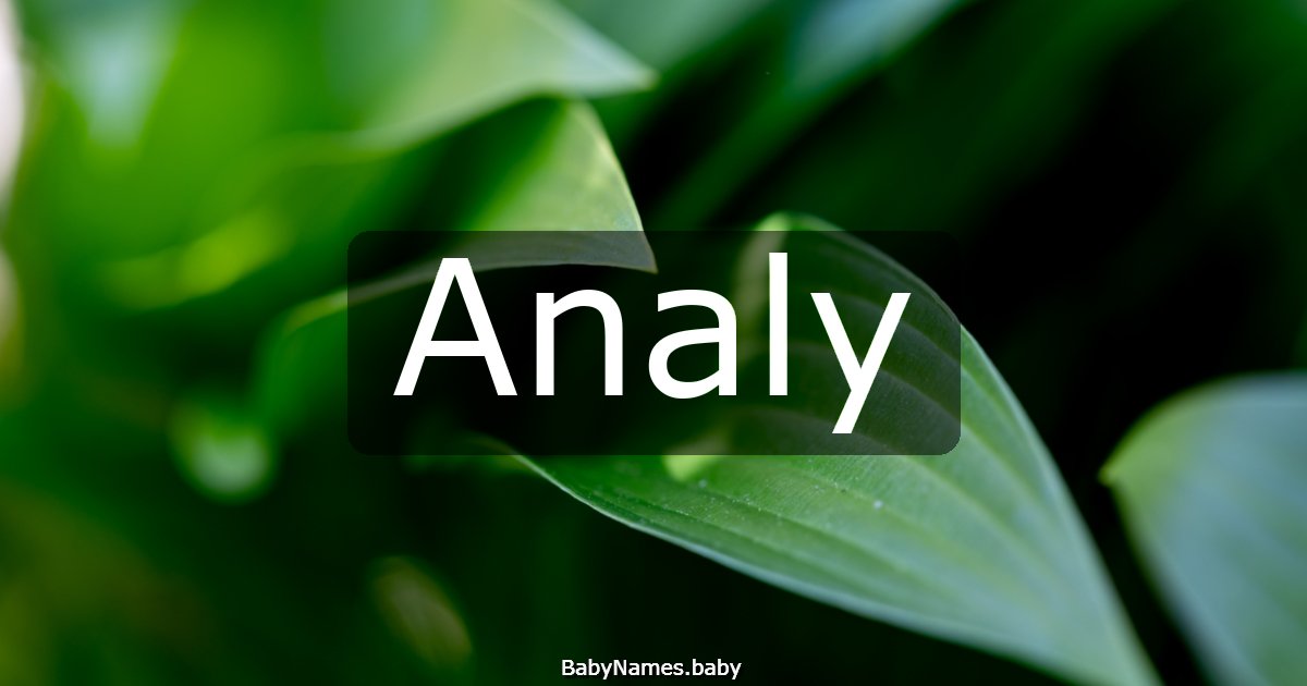Analy