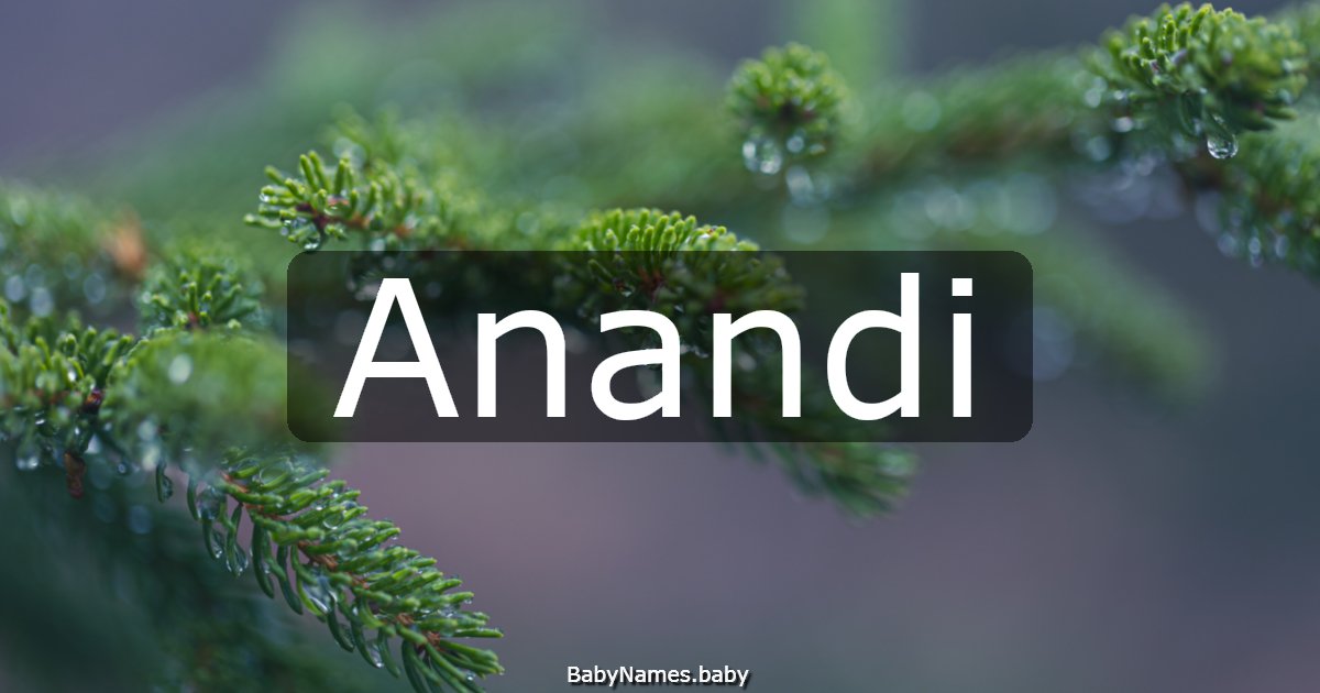 Anandi