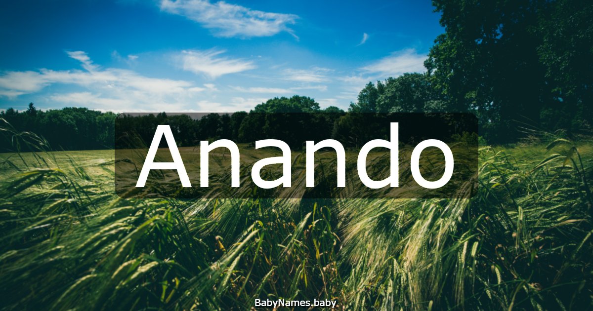 Anando