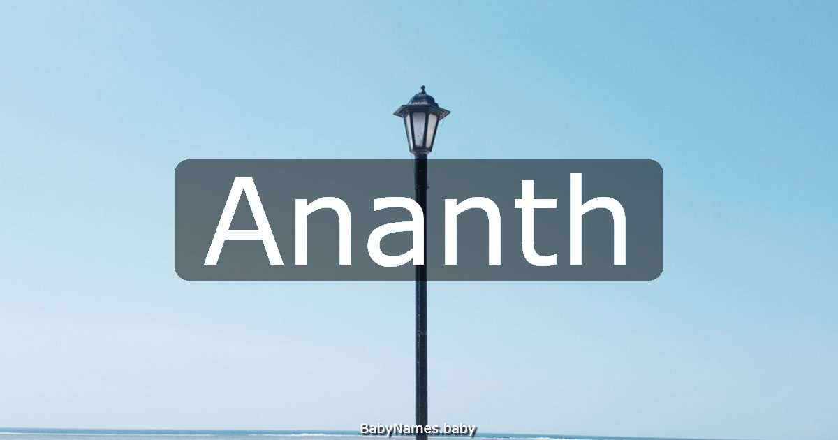 Ananth