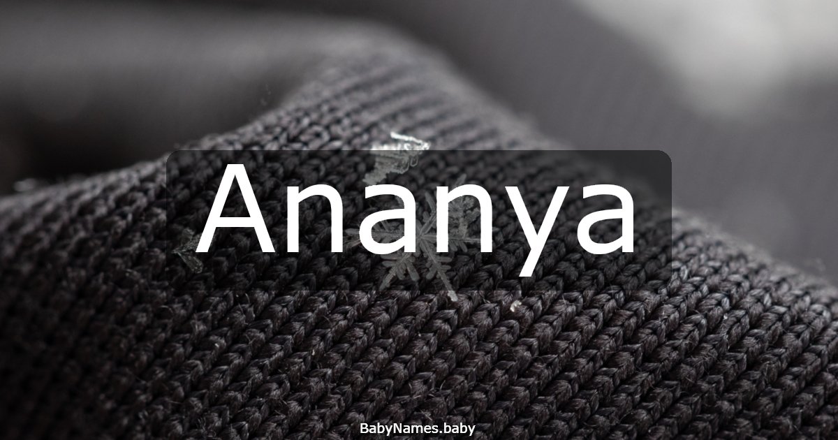 Ananya