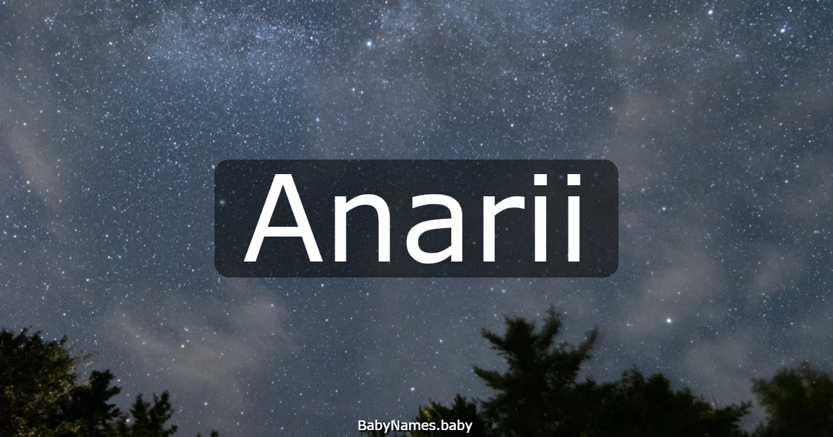 Anarii